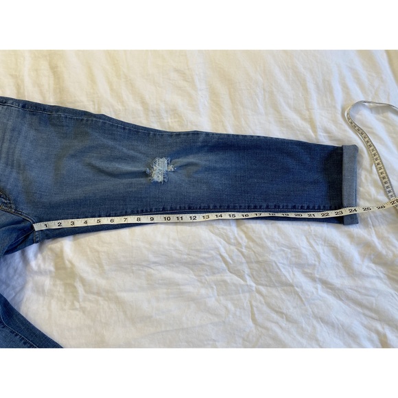 Levi's Ripped Detail Boyfriend Jeans Size 28 - Picture 5 of 11